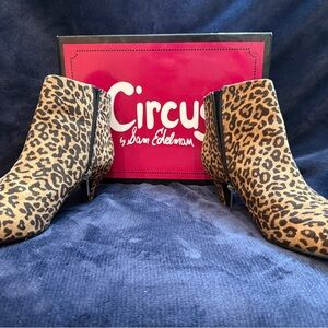 Circus by Sam Edelman Animal Print Ankle Booties